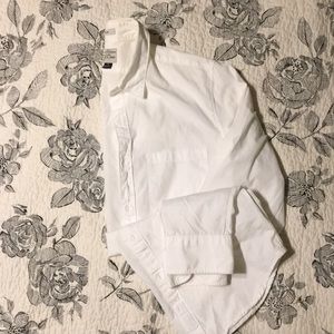 Jcrew men’s white slim fit button down | size S